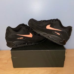 Custom Peach Nike Air Max 90 Men's 9